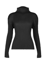 SLEEK PLEATS、ウィメンズ_トップス_トップ、ブラック