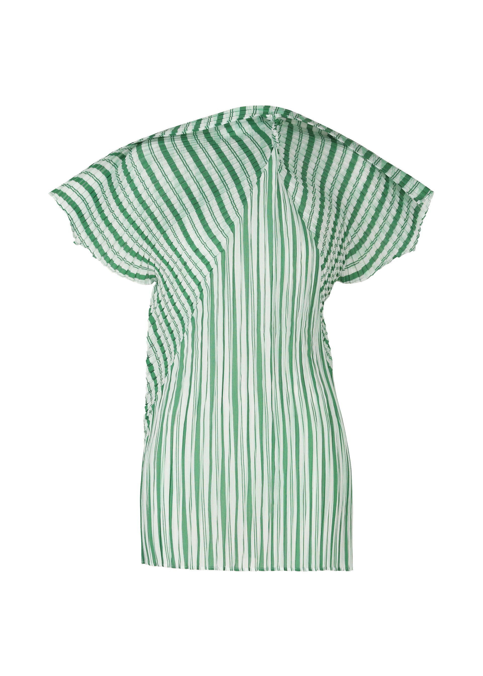 GENERIC STRIPES (MACHINE PLEATS)、ウィメンズ_トップス_トップ、カーキ