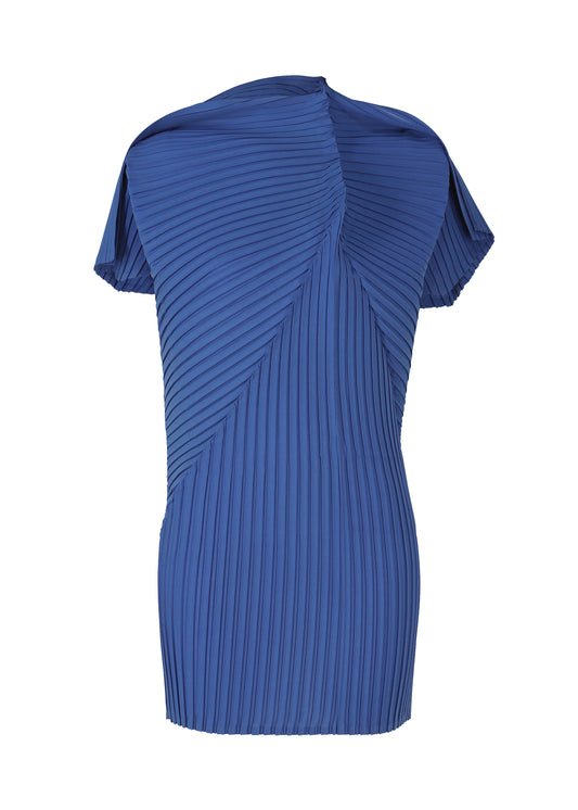 FOLD PLEATS、ウィメンズ_トップス_トップ、ブルー