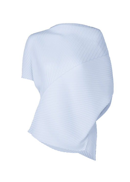 SOFT FOLD PLEATS、ウィメンズ_トップス_トップ、ブルー