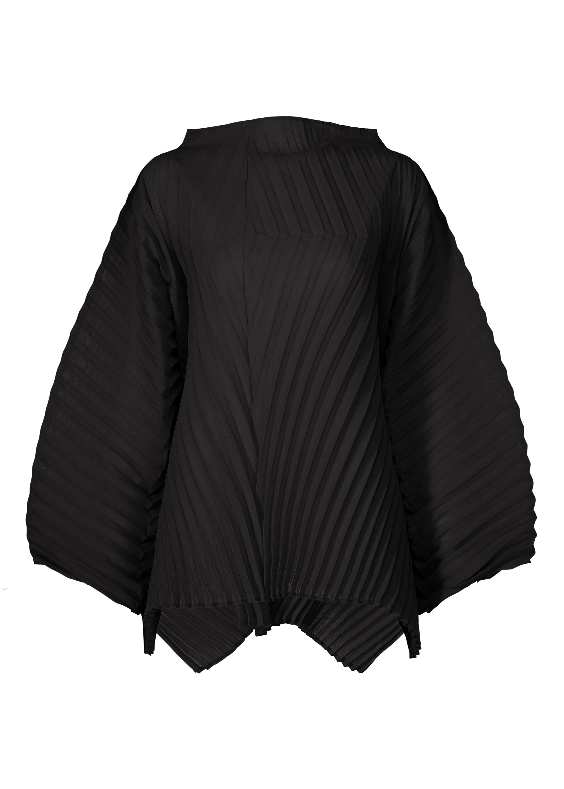 WAVE PLEATS、ウィメンズ_トップス_トップ、ブラック