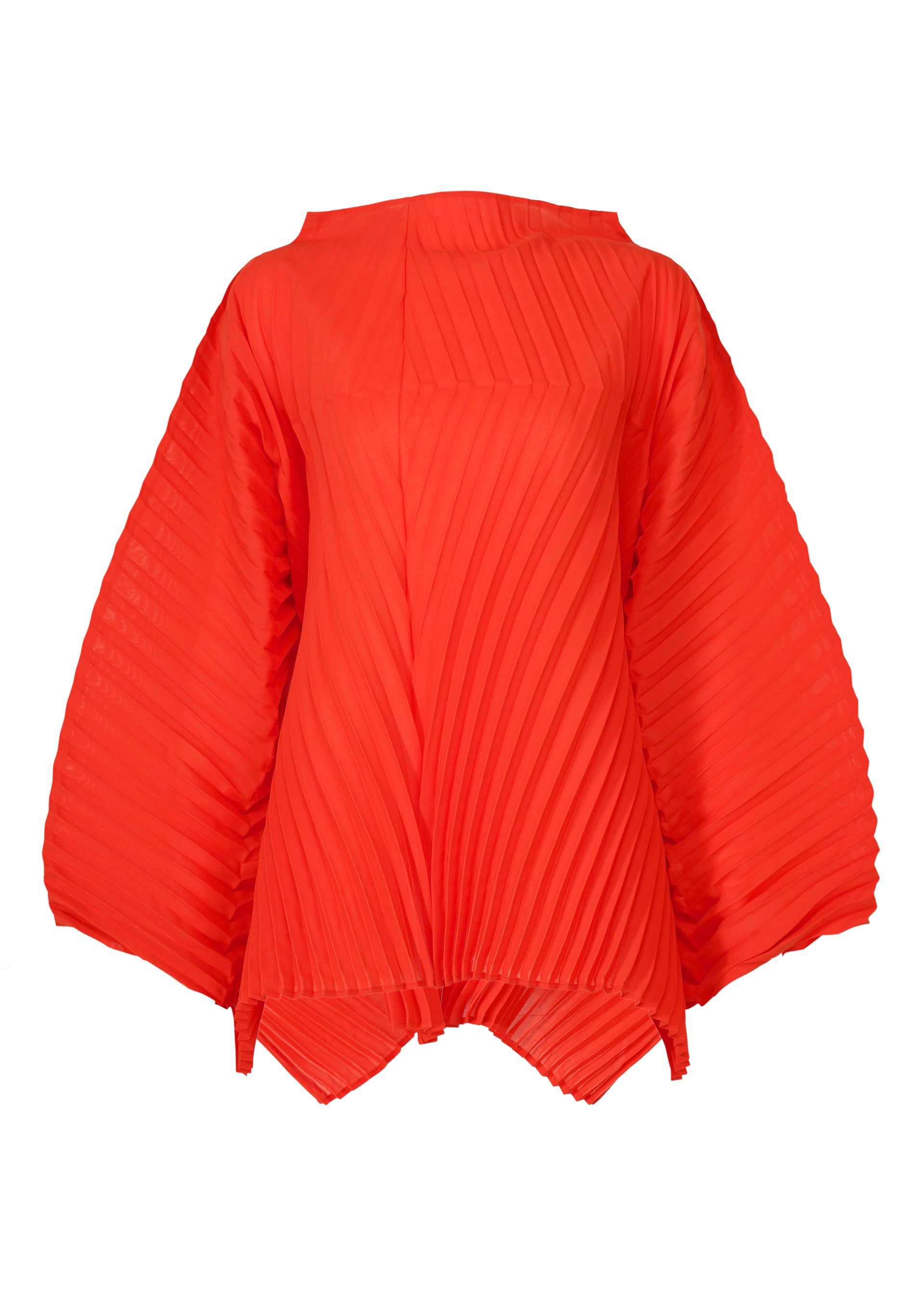 WAVE PLEATS、ウィメンズ_トップス_トップ、レッド