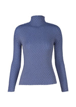 RESTORE BLEND PLEATS、ウィメンズ_トップス_トップ、ネイビー