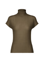 WOOLY PLEATS-58、ウィメンズ_トップス_トップ、カーキ