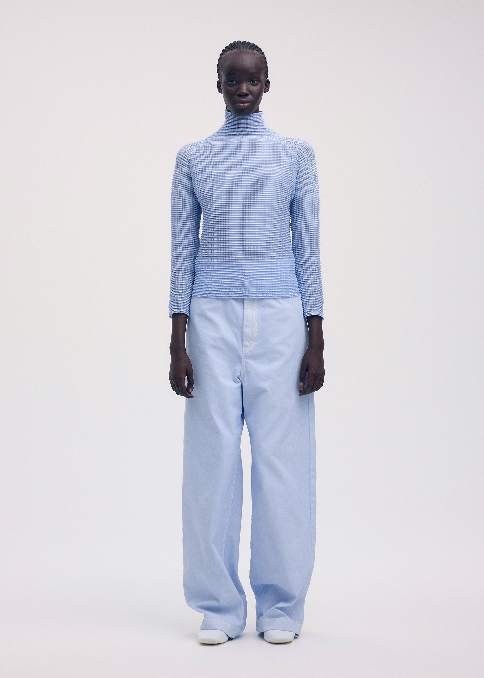 WOOLY PLEATS-58、ウィメンズ_トップス_トップ、着用画像1