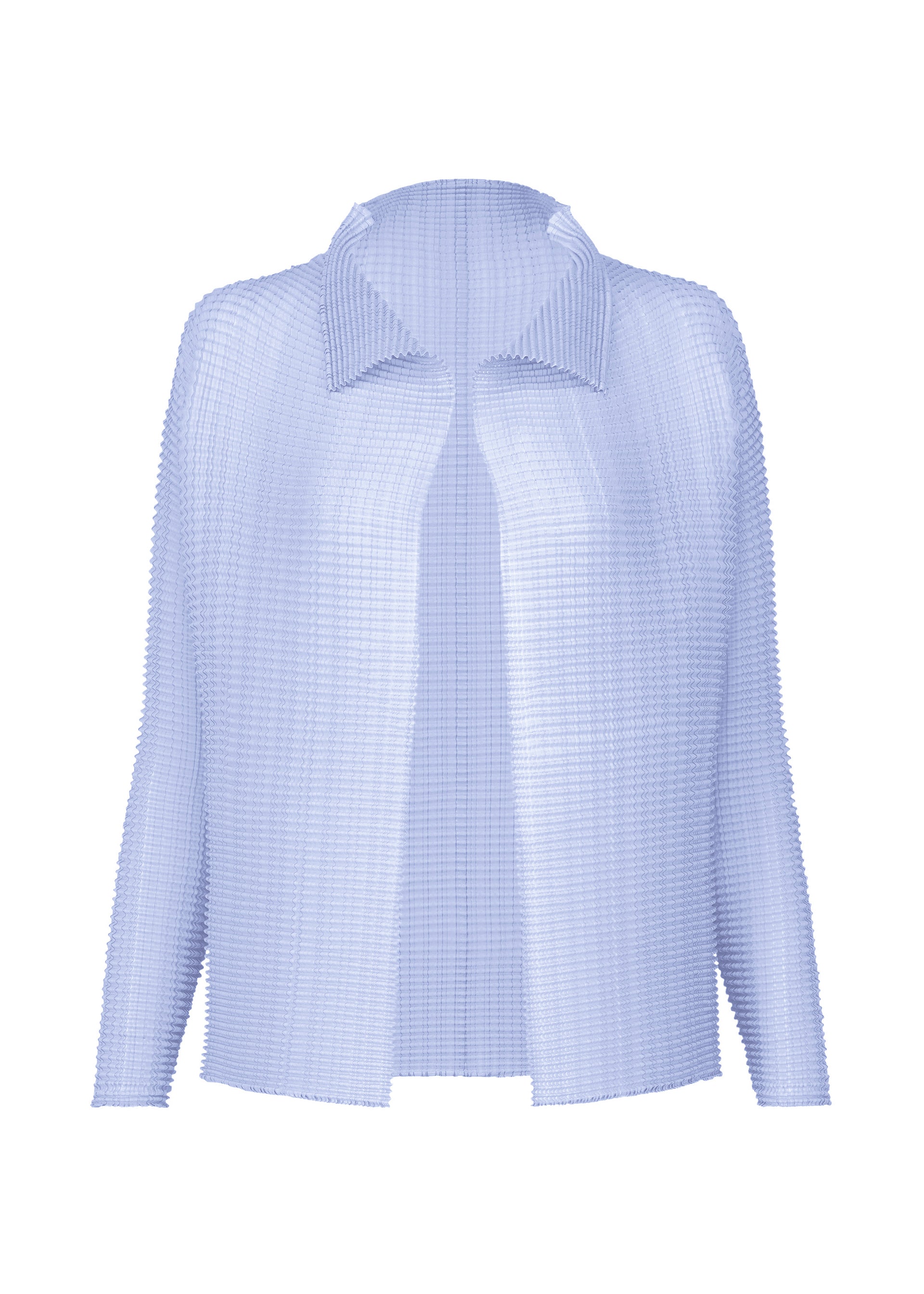 WOOLY PLEATS-58、ウィメンズ_トップス_カーディガン、ブルー