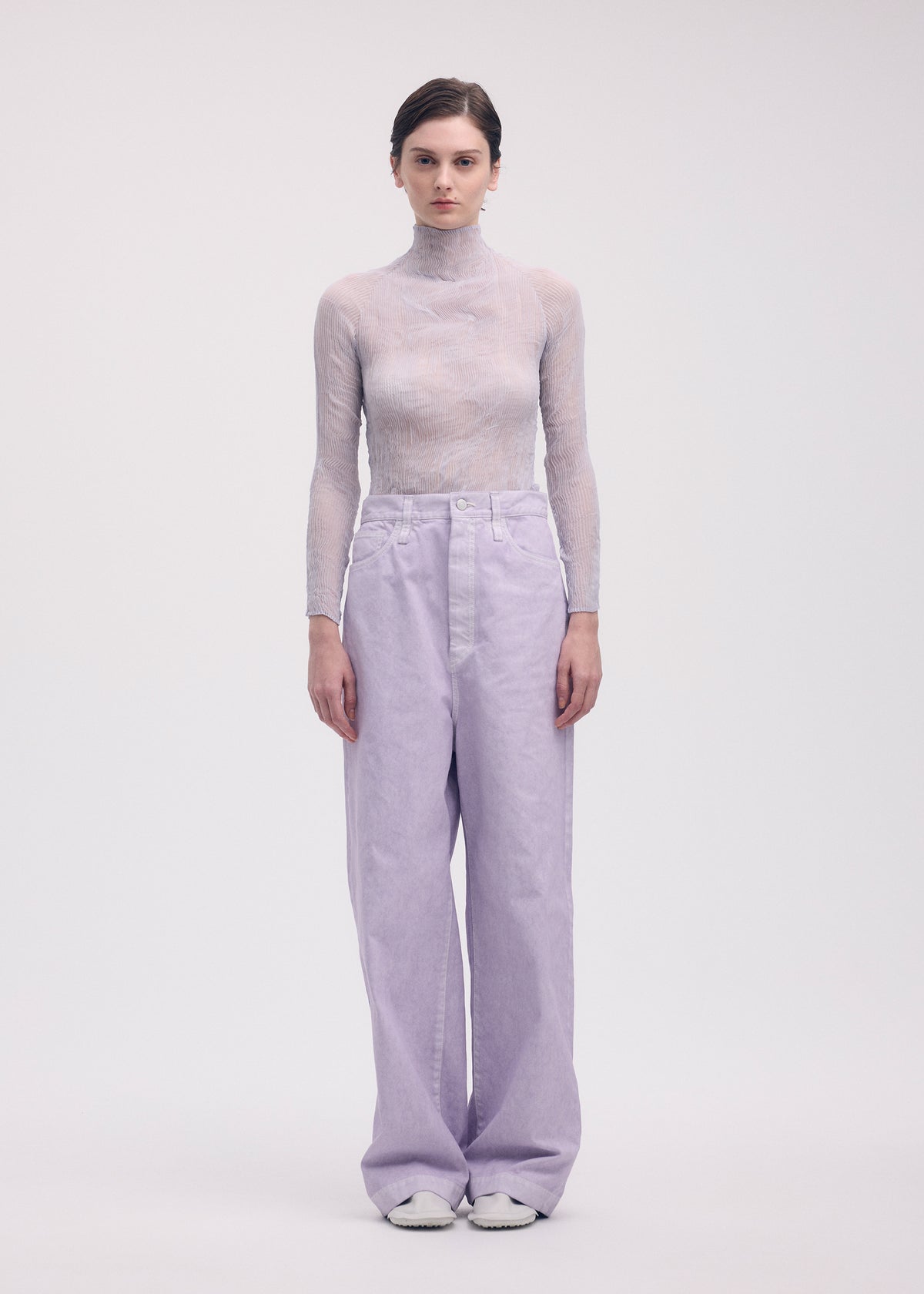 CHIFFON TWIST 1、ウィメンズ_トップス_トップ、着用画像1