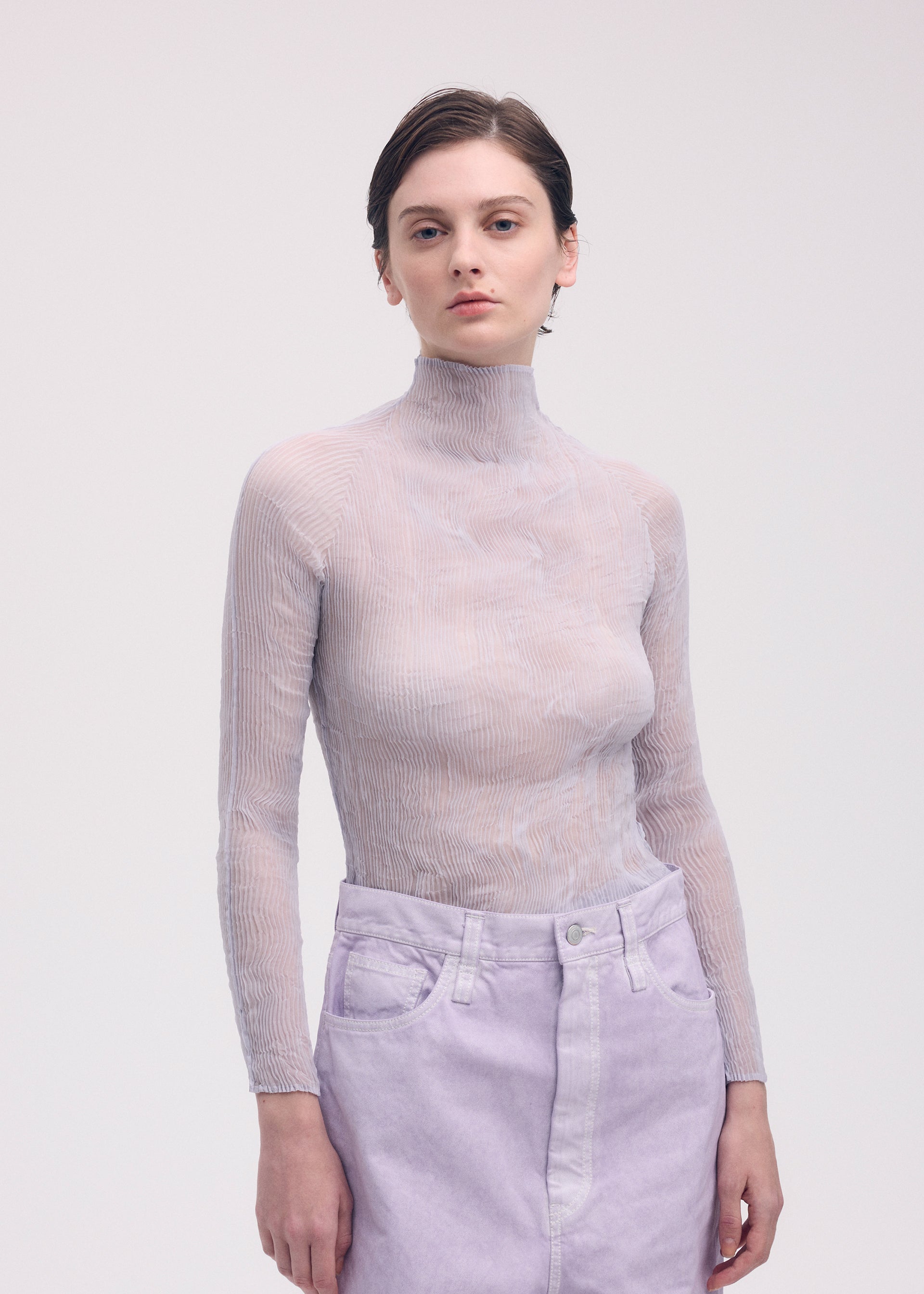 CHIFFON TWIST 1、ウィメンズ_トップス_トップ、着用画像2