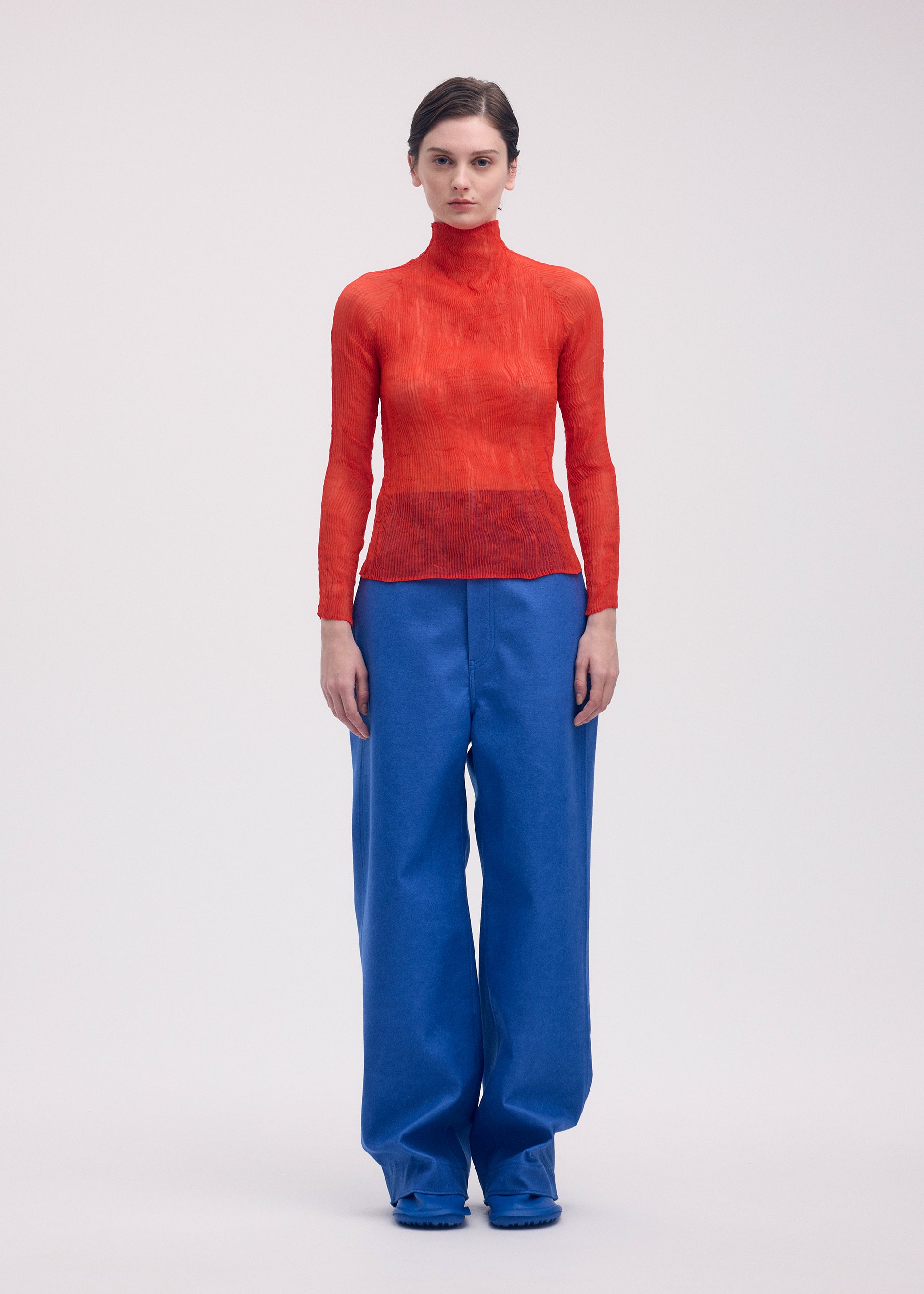 CHIFFON TWIST 2、ウィメンズ_トップス_トップ、着用画像1
