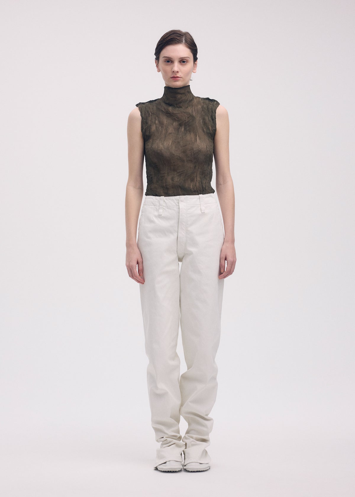 CHIFFON TWIST 1、ウィメンズ_トップス_トップ、着用画像1