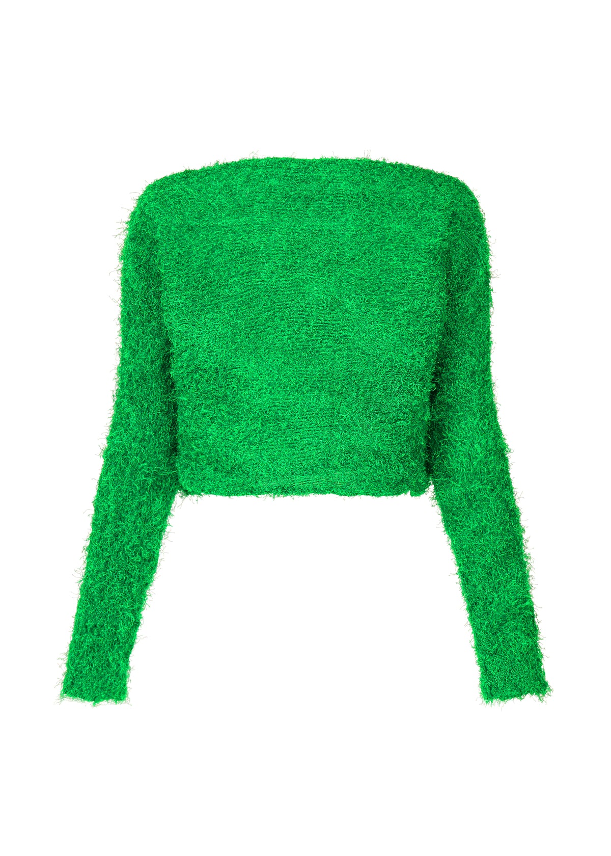 SHIFTED FUZZY PLEATS、ウィメンズ_トップス_カーディガン、ディテール画像1