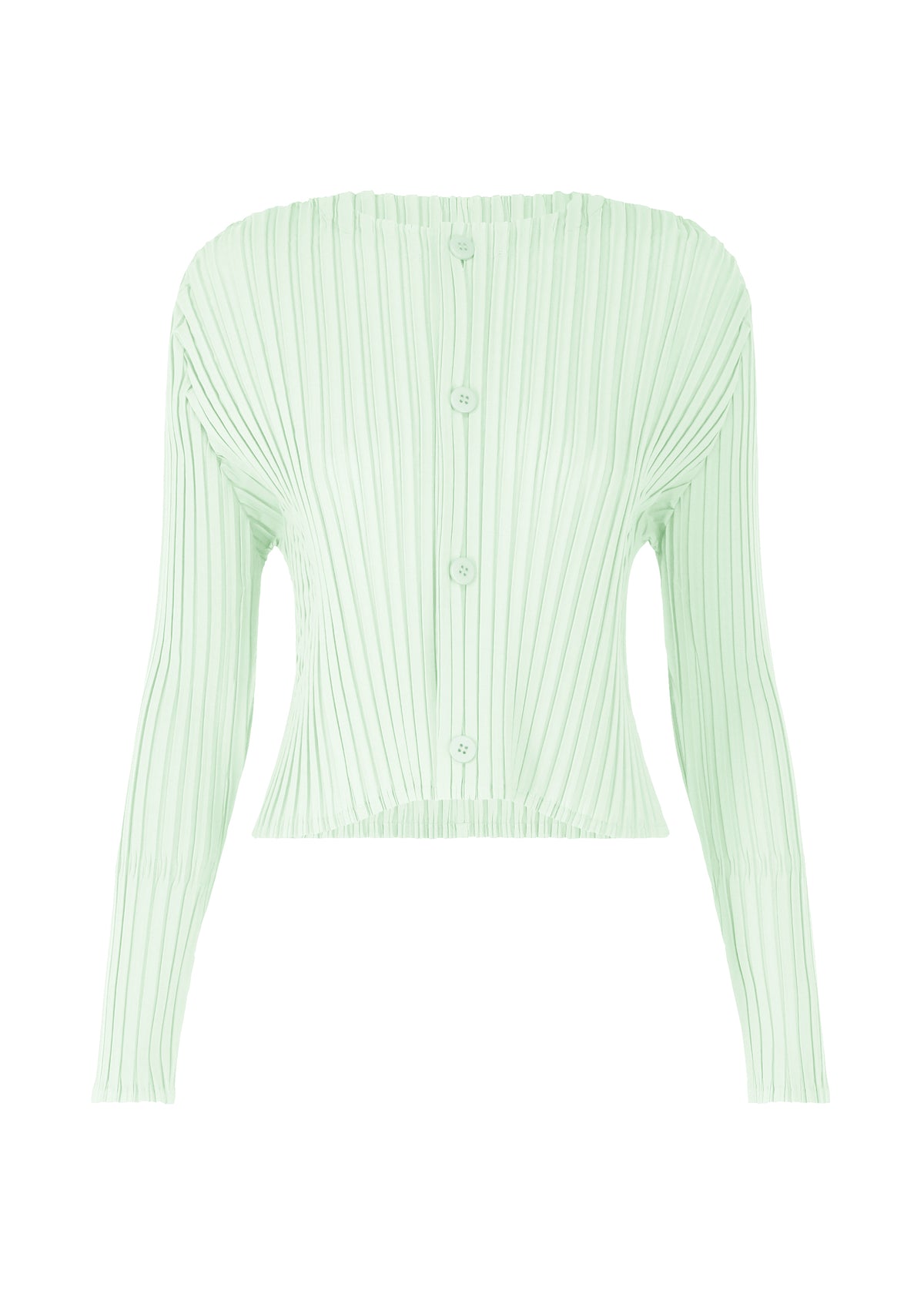 FOLD PLEATS、ウィメンズ_トップス_カーディガン、グリーン