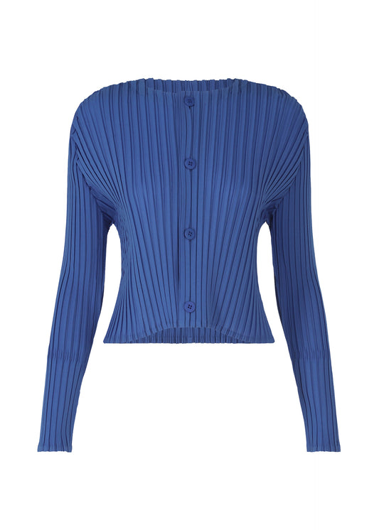 FOLD PLEATS、ウィメンズ_トップス_カーディガン、ブルー