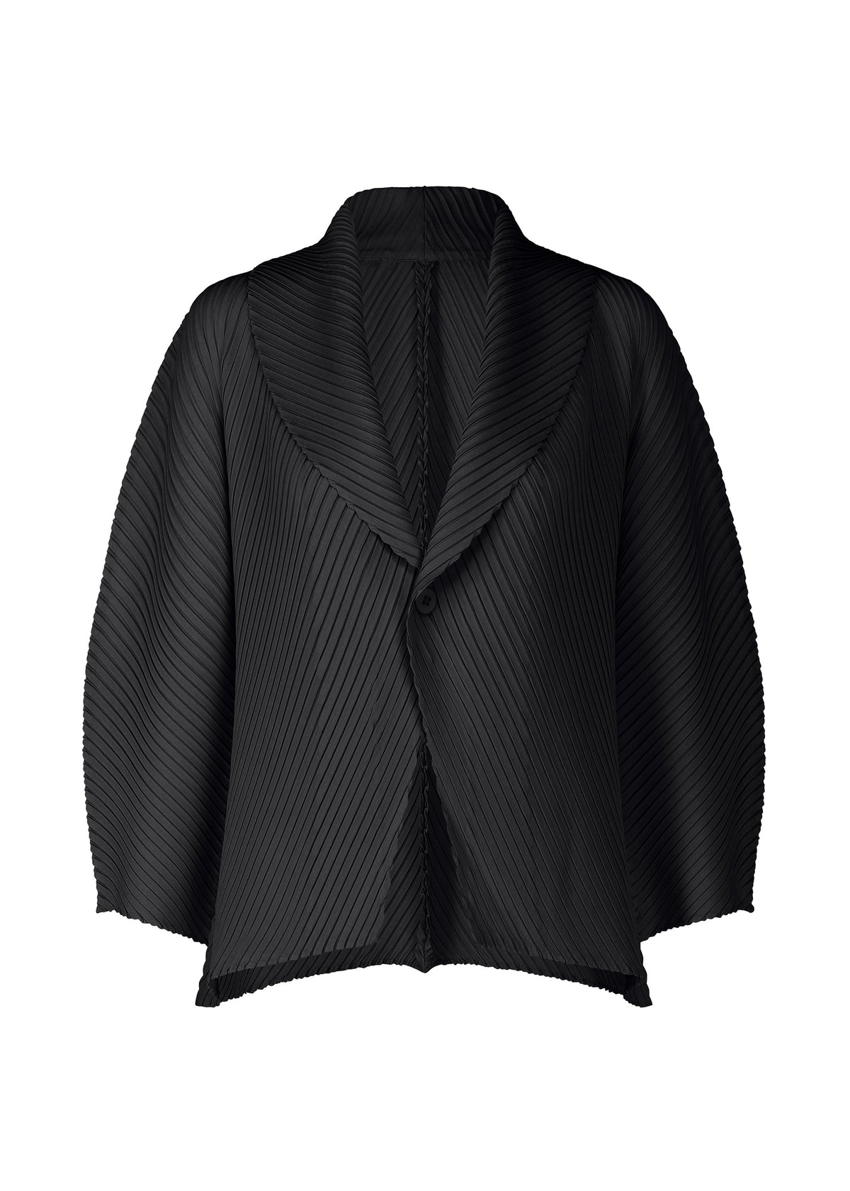 SOFT FOLD PLEATS、ウィメンズ_ジャケット&コート_ジャケット＆ブルゾン、ブラック