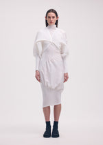 KNIT (CONTOUR) PLEATS、ウィメンズ_トップス_カーディガン、着用画像1