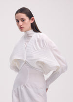 KNIT (CONTOUR) PLEATS、ウィメンズ_トップス_カーディガン、着用画像3
