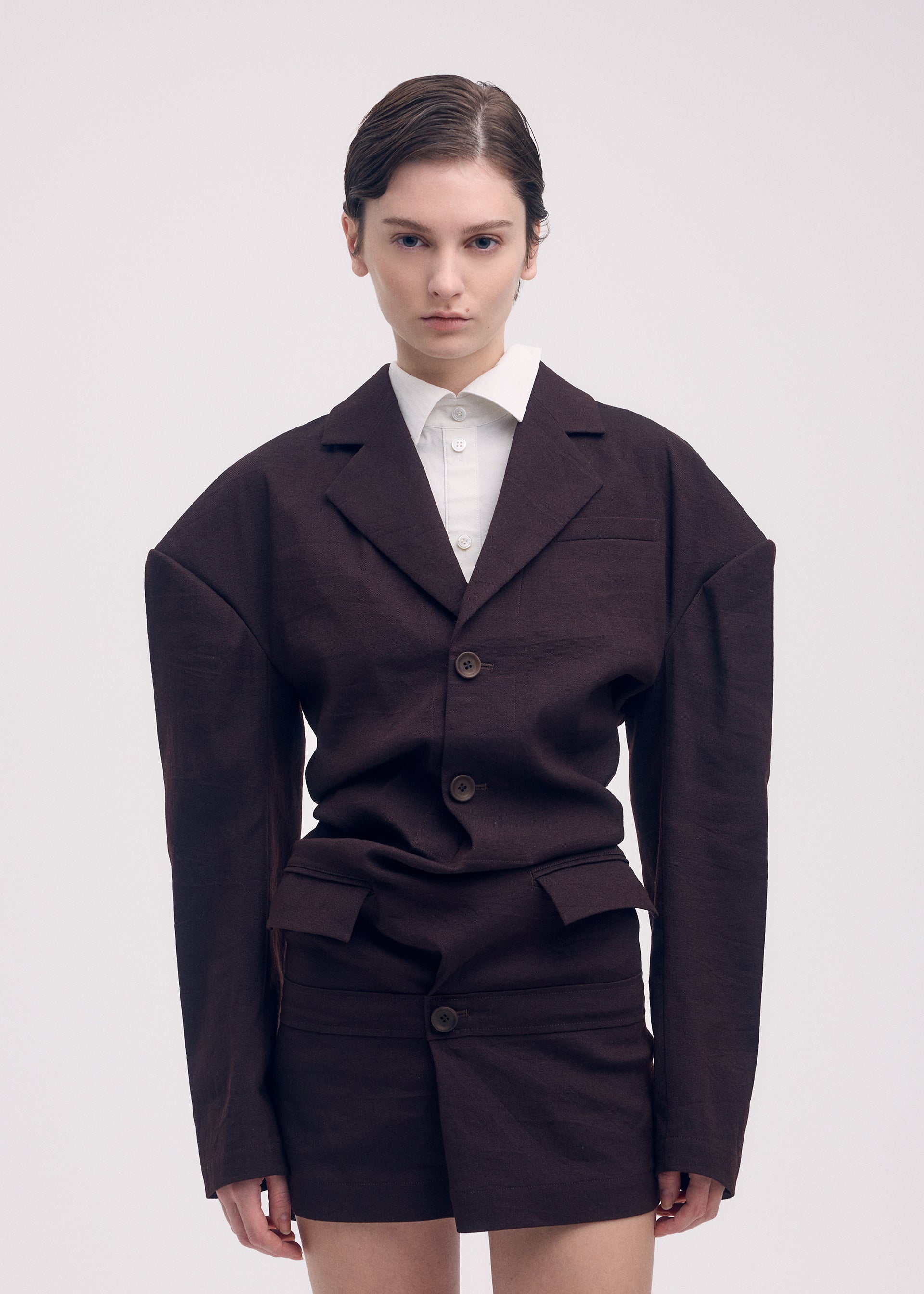 LIKE TORSO LIKE BLAZER、ウィメンズ_トップス_チュニック、着用画像4