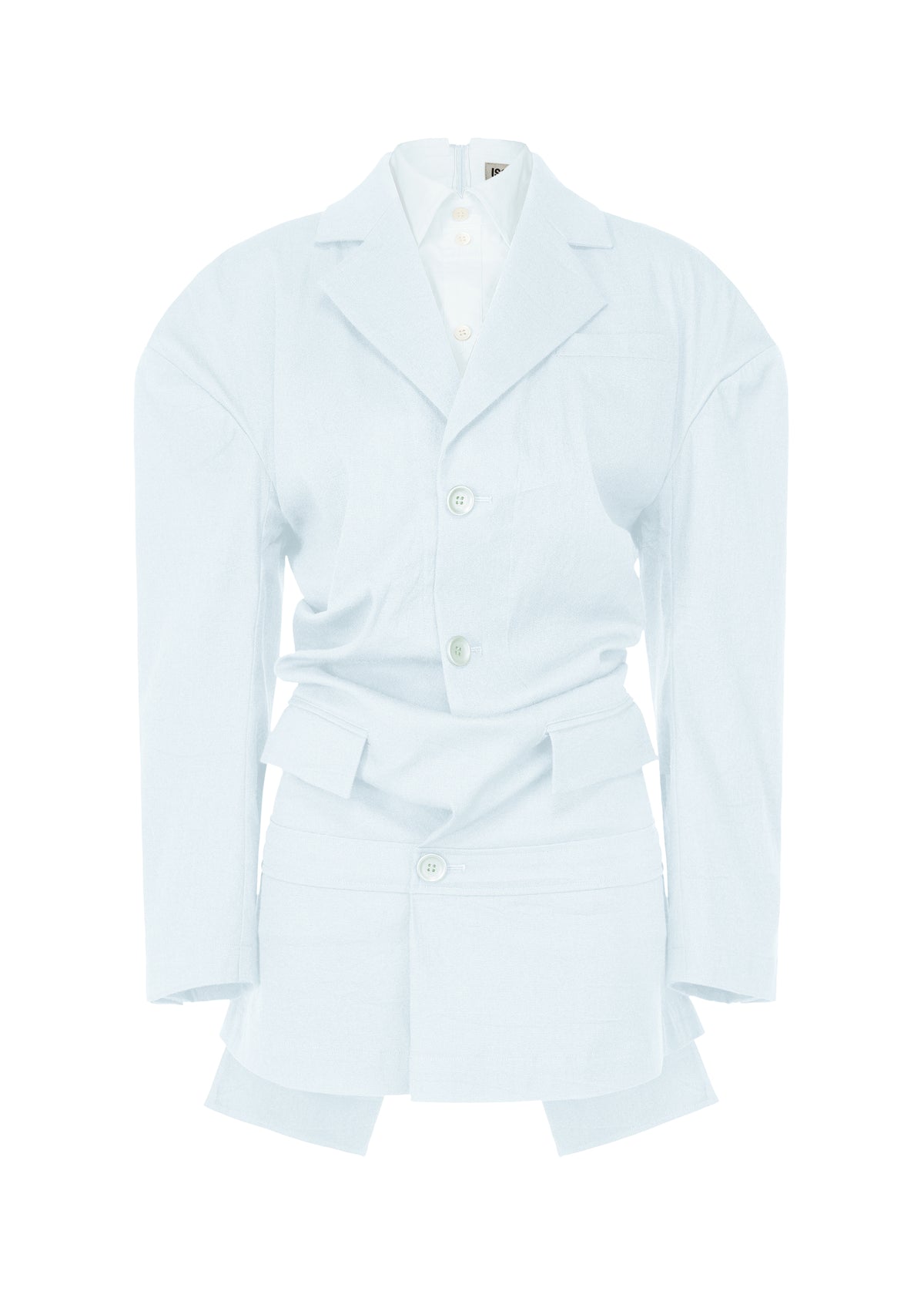 LIKE TORSO LIKE BLAZER、ウィメンズ_トップス_チュニック、ブルー