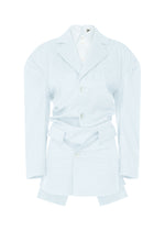 LIKE TORSO LIKE BLAZER、ウィメンズ_トップス_チュニック、ブルー