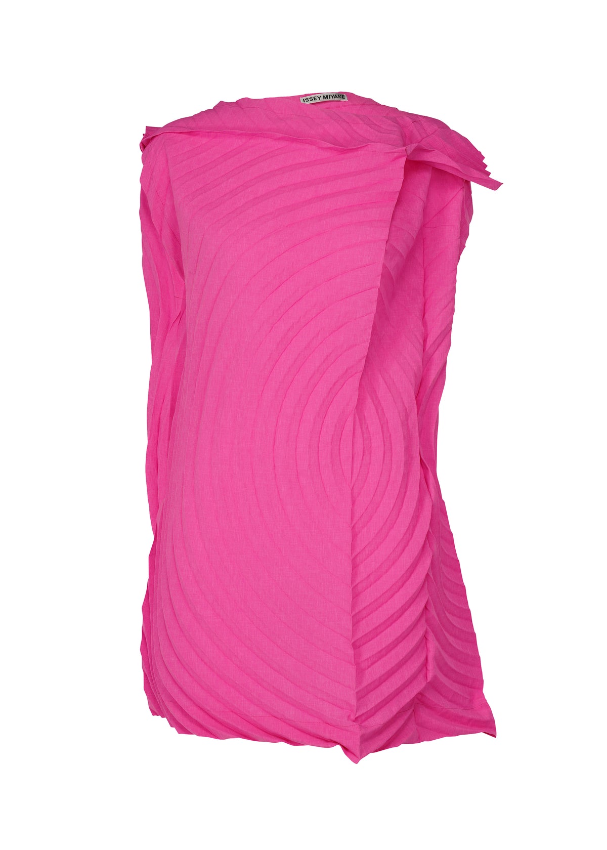 PAPER BAG PLEATS、ウィメンズ_トップス_チュニック、ピンク