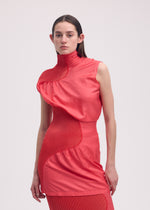 KNIT (CONTOUR) PLEATS、ウィメンズ_トップス_チュニック、着用画像3