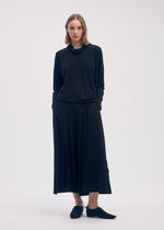 DRAPE JERSEY-58、ウィメンズ_トップス_トップ、着用画像3