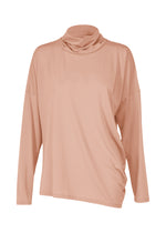 DRAPE JERSEY-58、ウィメンズ_トップス_トップ、ピンク