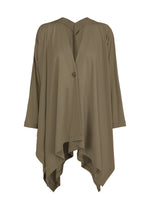 DRAPE JERSEY-58、ウィメンズ_トップス_カーディガン、カーキ