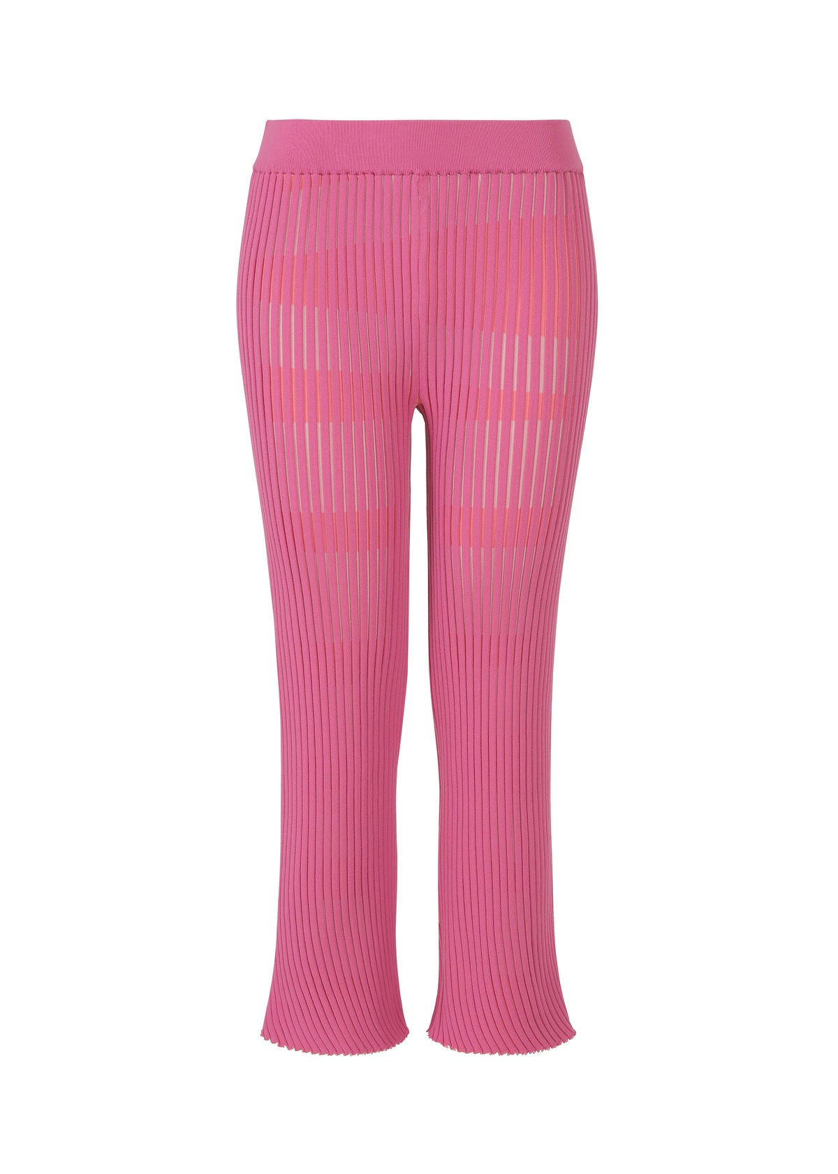 STRIPE PLATING KNIT、ウィメンズ_ニット、レッド