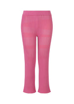 STRIPE PLATING KNIT、ウィメンズ_ニット、レッド