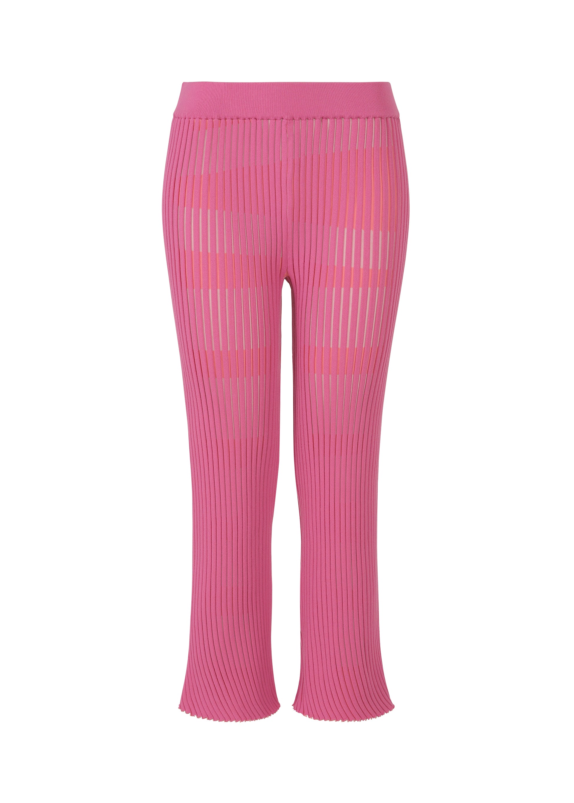 STRIPE PLATING KNIT、ウィメンズ_ニット、レッド