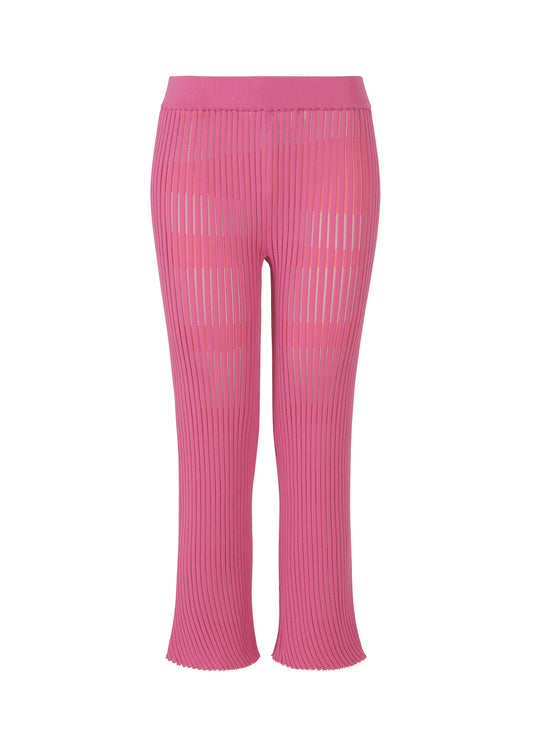 STRIPE PLATING KNIT、ウィメンズ_ニット、レッド