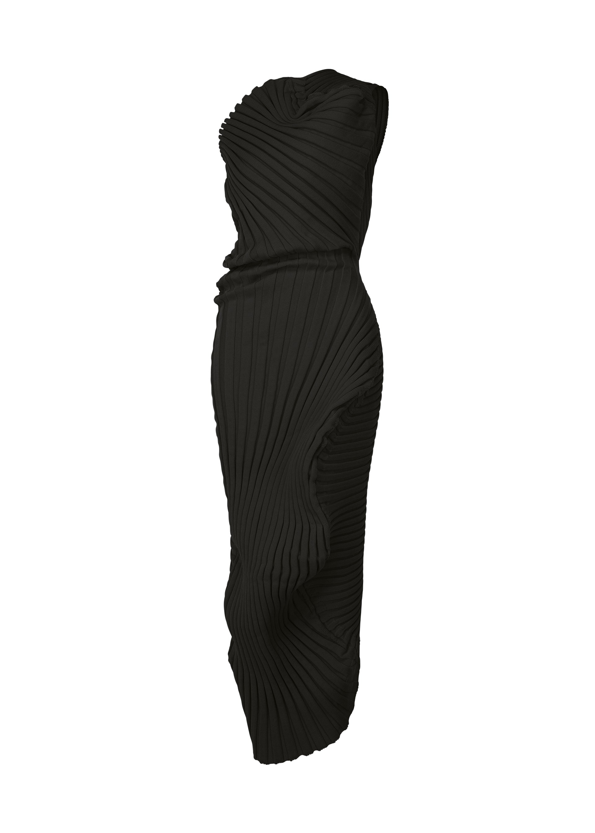 24aw 1325.ISSEYMIYAKE ニット 変形 ブラック 黒 2 M イッセイミヤケISSEY MIYAKE 132 5. フラットタートルネック