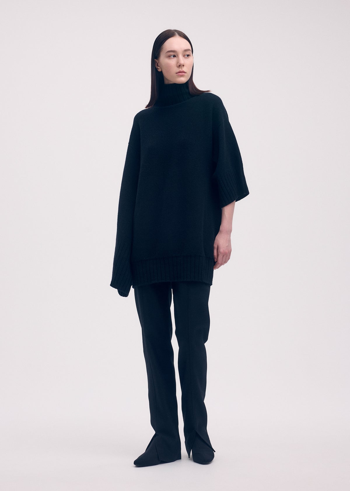 CROOKED WOOL KNIT、ウィメンズ_ニット、着用画像3
