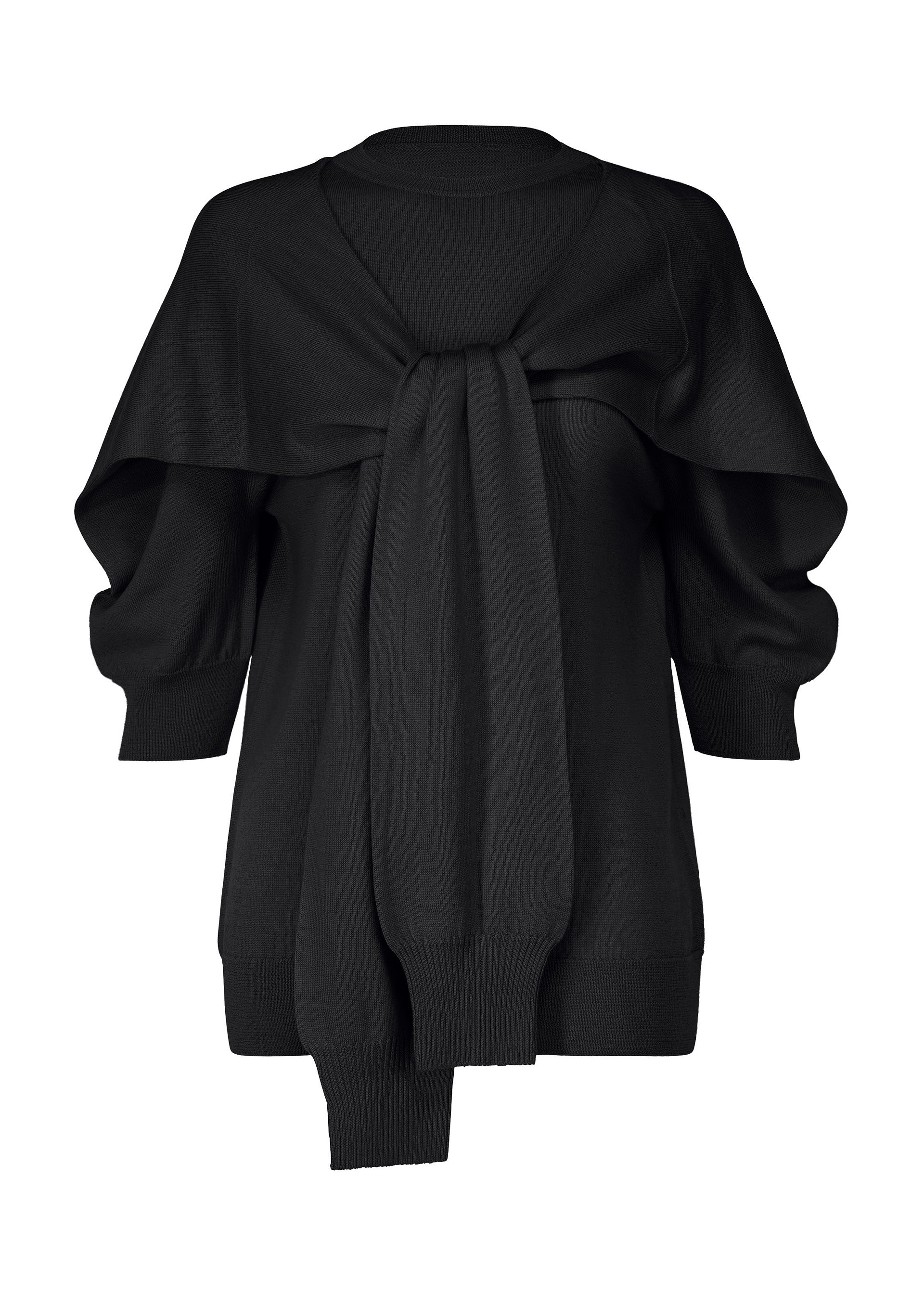 FOUR-SLEEVED (WOOL)、ウィメンズ_ニット、ブラック