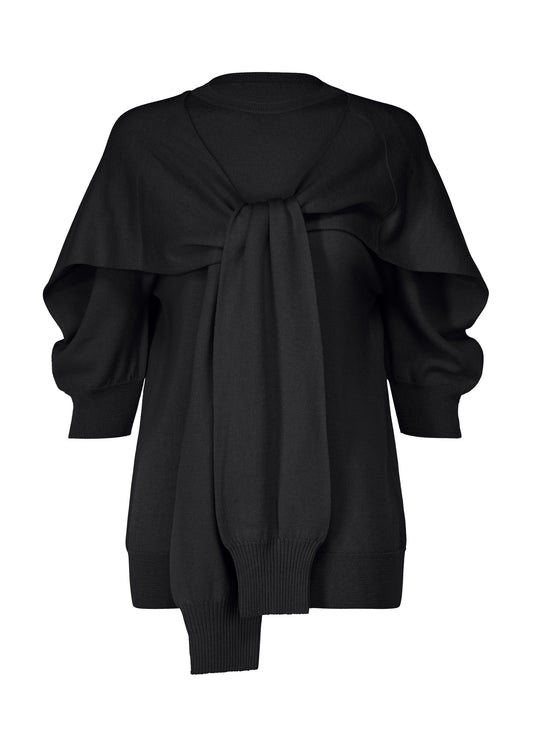 FOUR-SLEEVED (WOOL)、ウィメンズ_ニット、ブラック