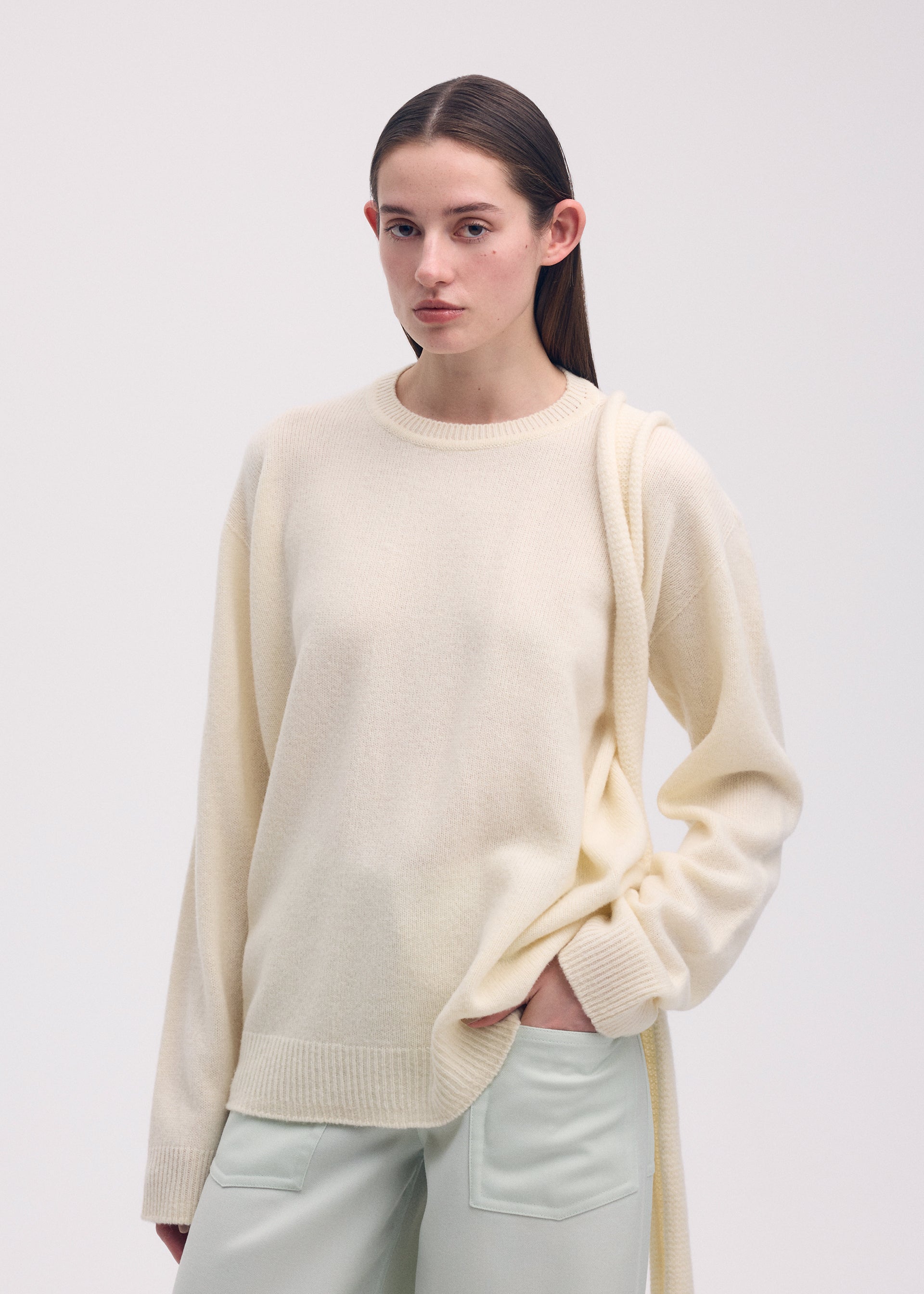 BACKPACK KNIT、ウィメンズ_ニット、着用画像2