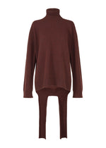 BACKPACK KNIT、ウィメンズ_ニット、ブラウン