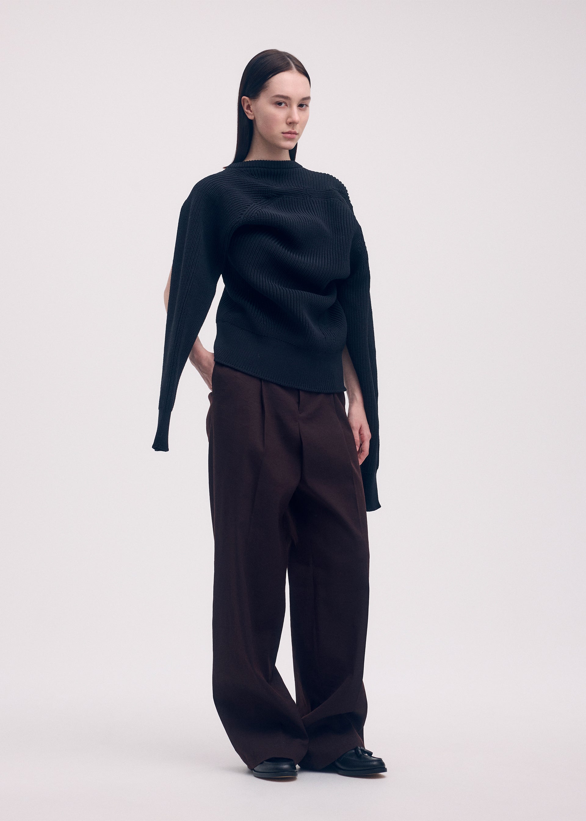 DISPLACED KNIT、ウィメンズ_ニット、着用画像2