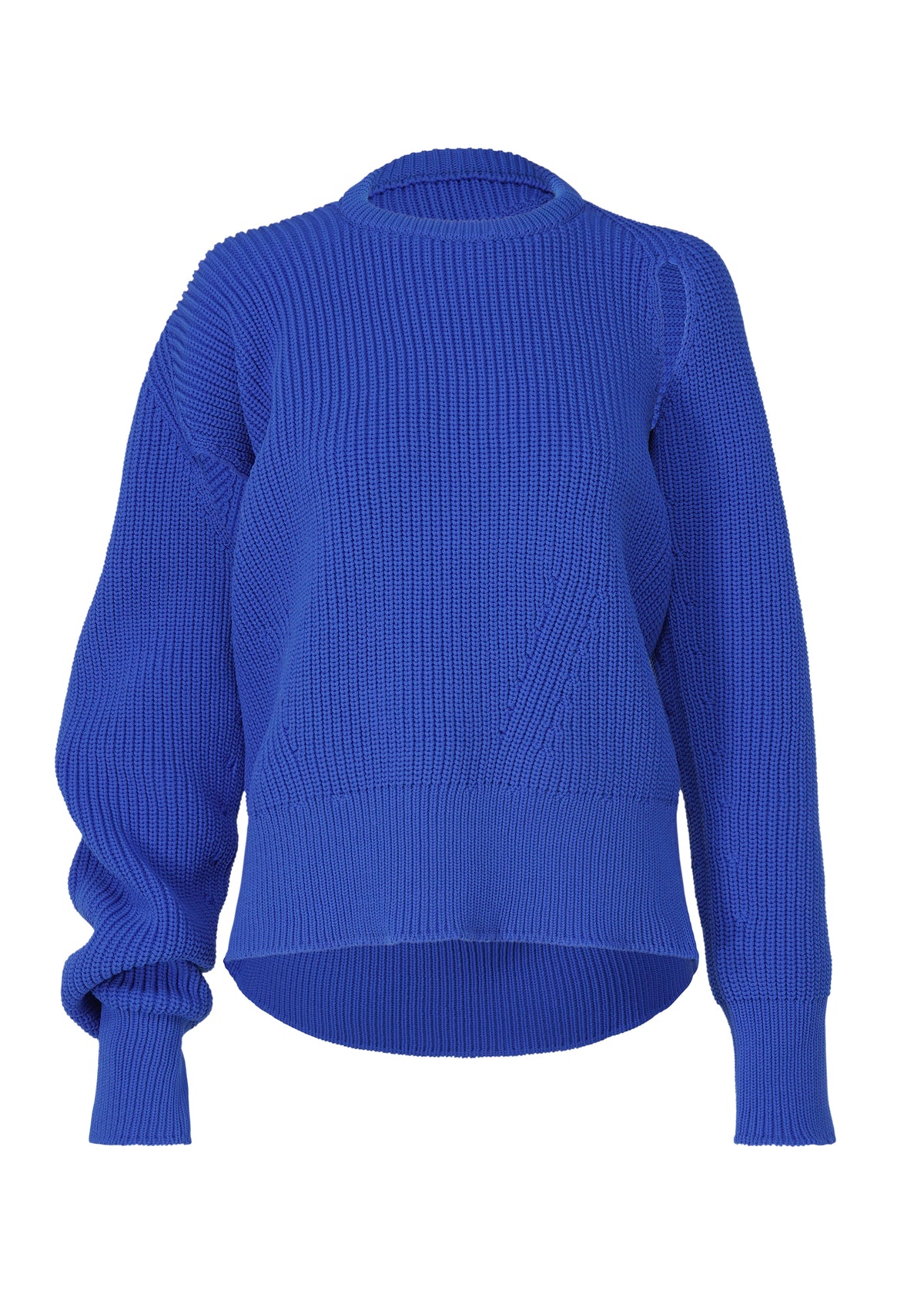 DISPLACED KNIT、ウィメンズ_ニット、ブルー