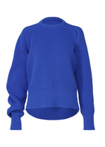 DISPLACED KNIT、ウィメンズ_ニット、ブルー