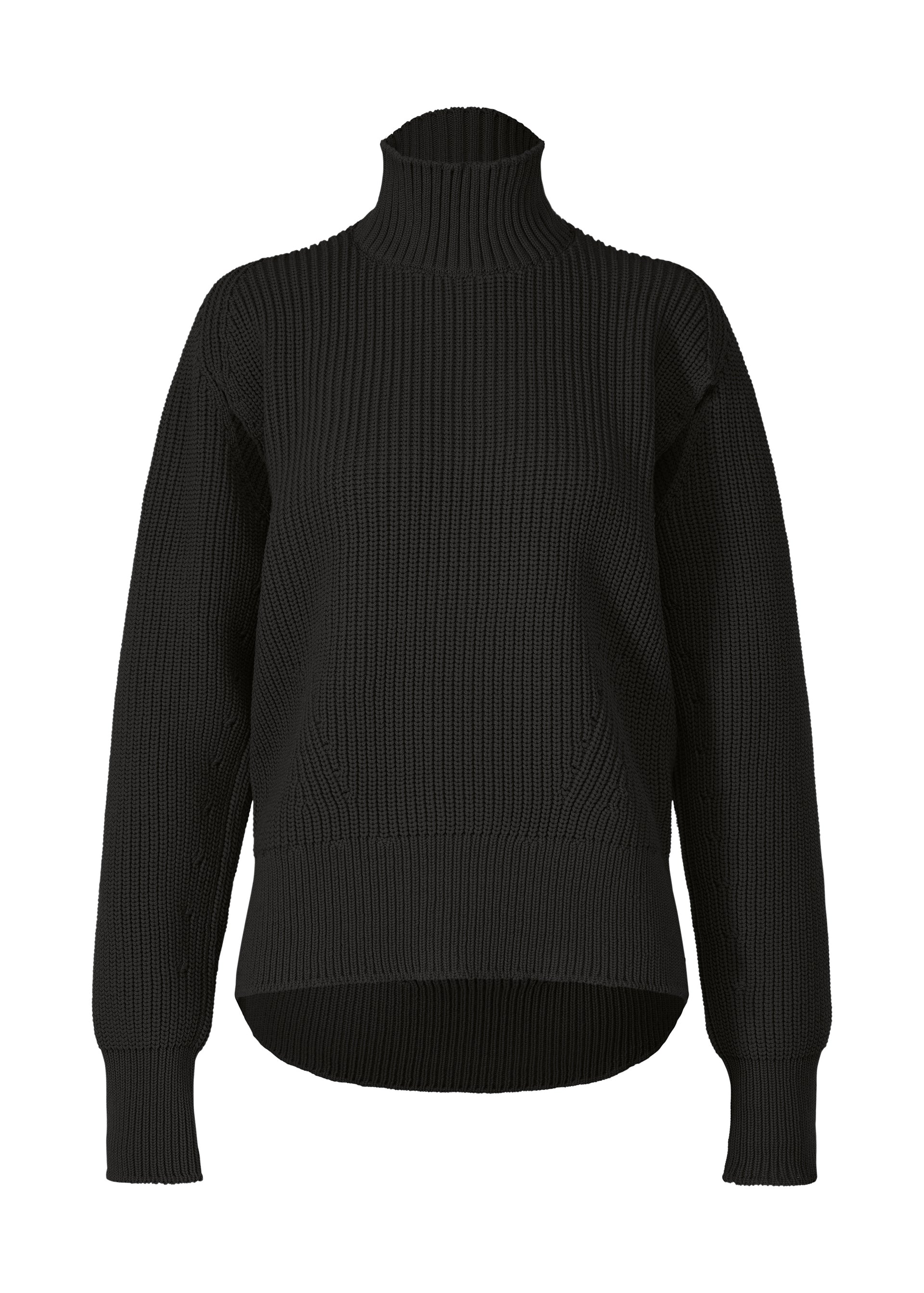 DISPLACED KNIT、ウィメンズ_ニット、ブラック