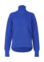 DISPLACED KNIT、ウィメンズ_ニット、ブルー