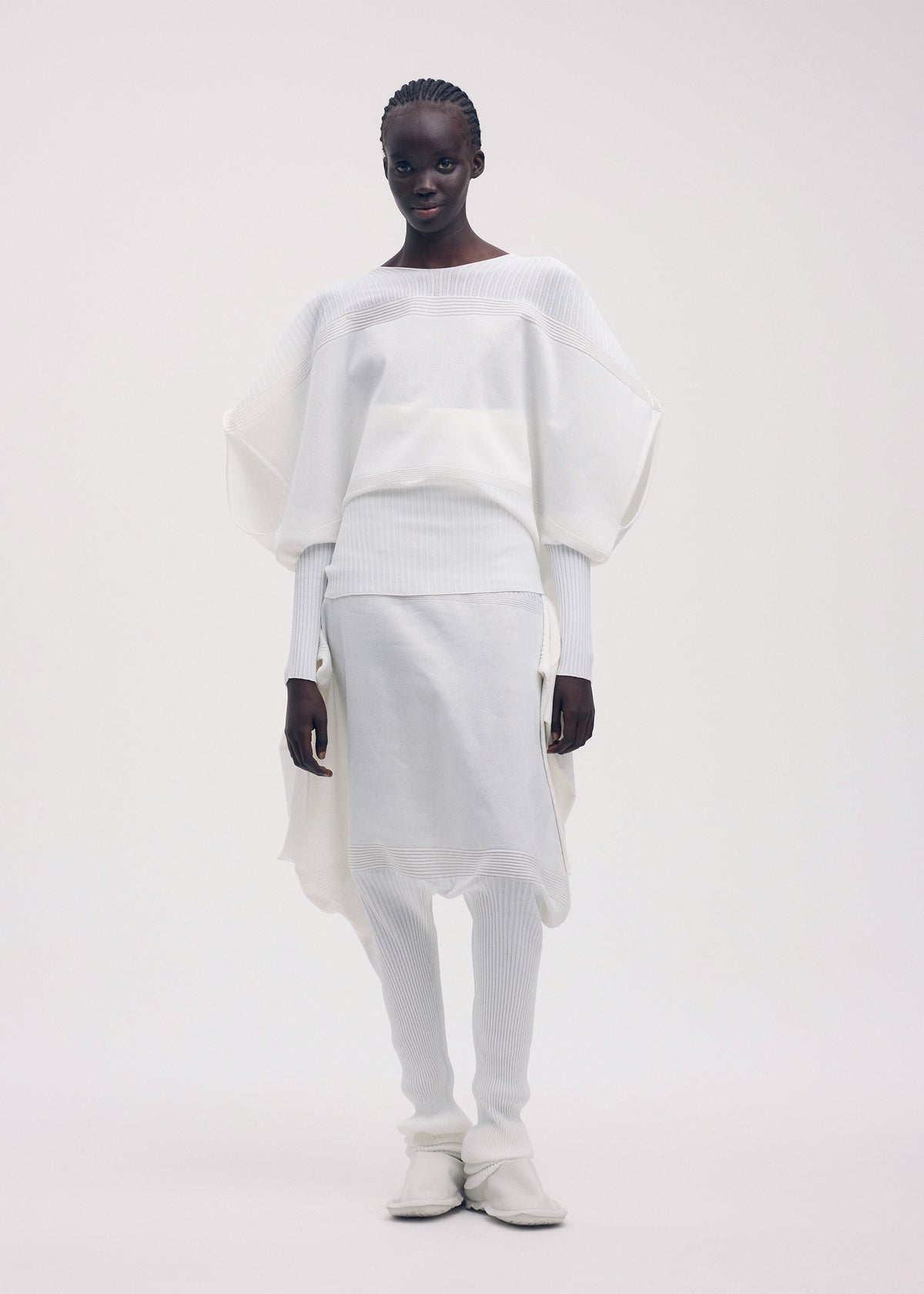 THIN AND THICK KNIT、ウィメンズ_ニット、着用画像2