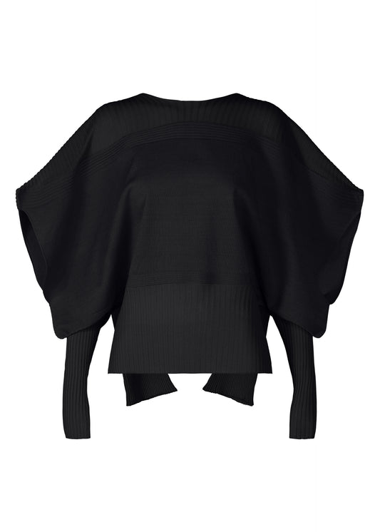 THIN AND THICK KNIT、ウィメンズ_ニット、ブラック