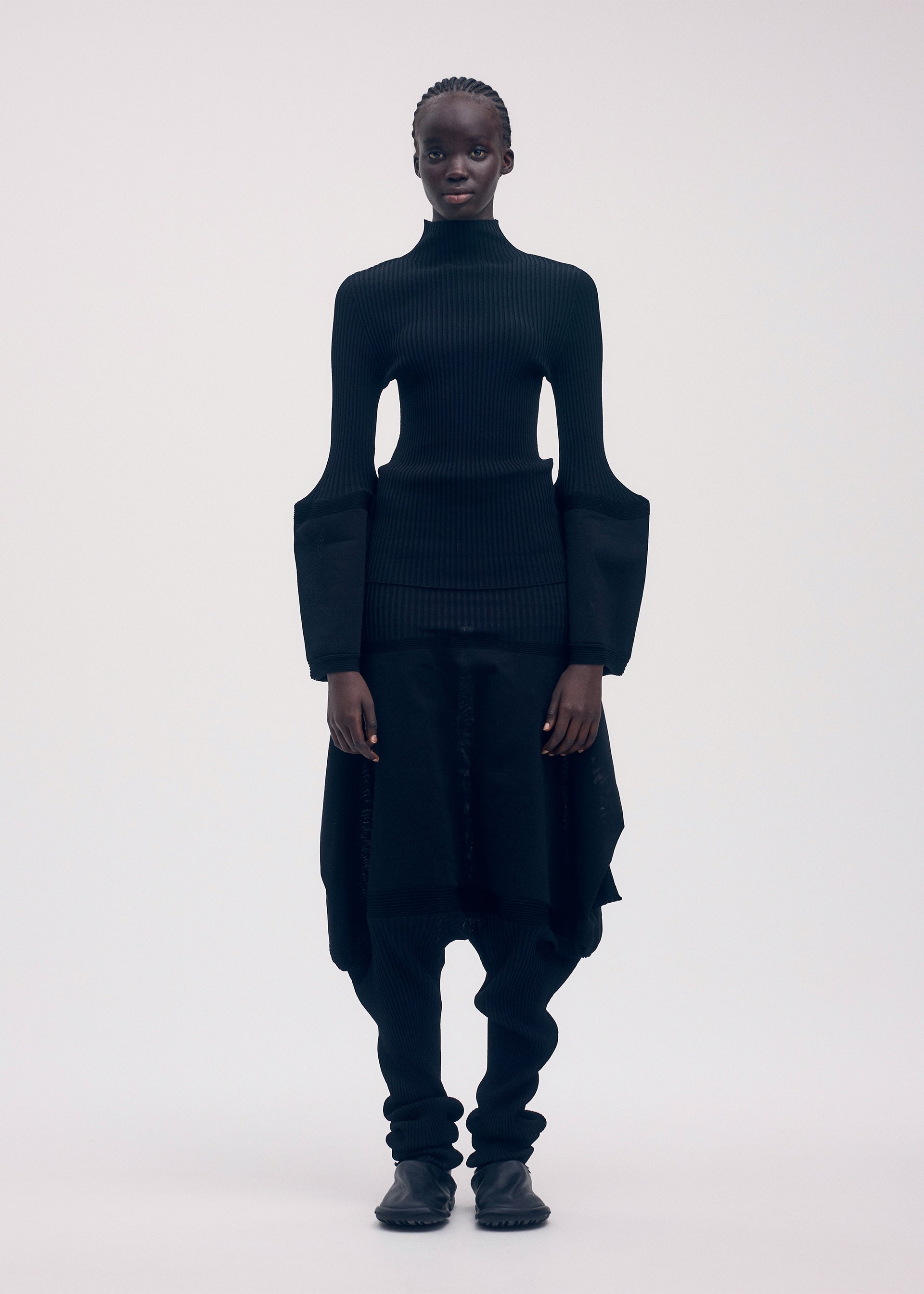 THIN AND THICK KNIT、ウィメンズ_ニット、着用画像1