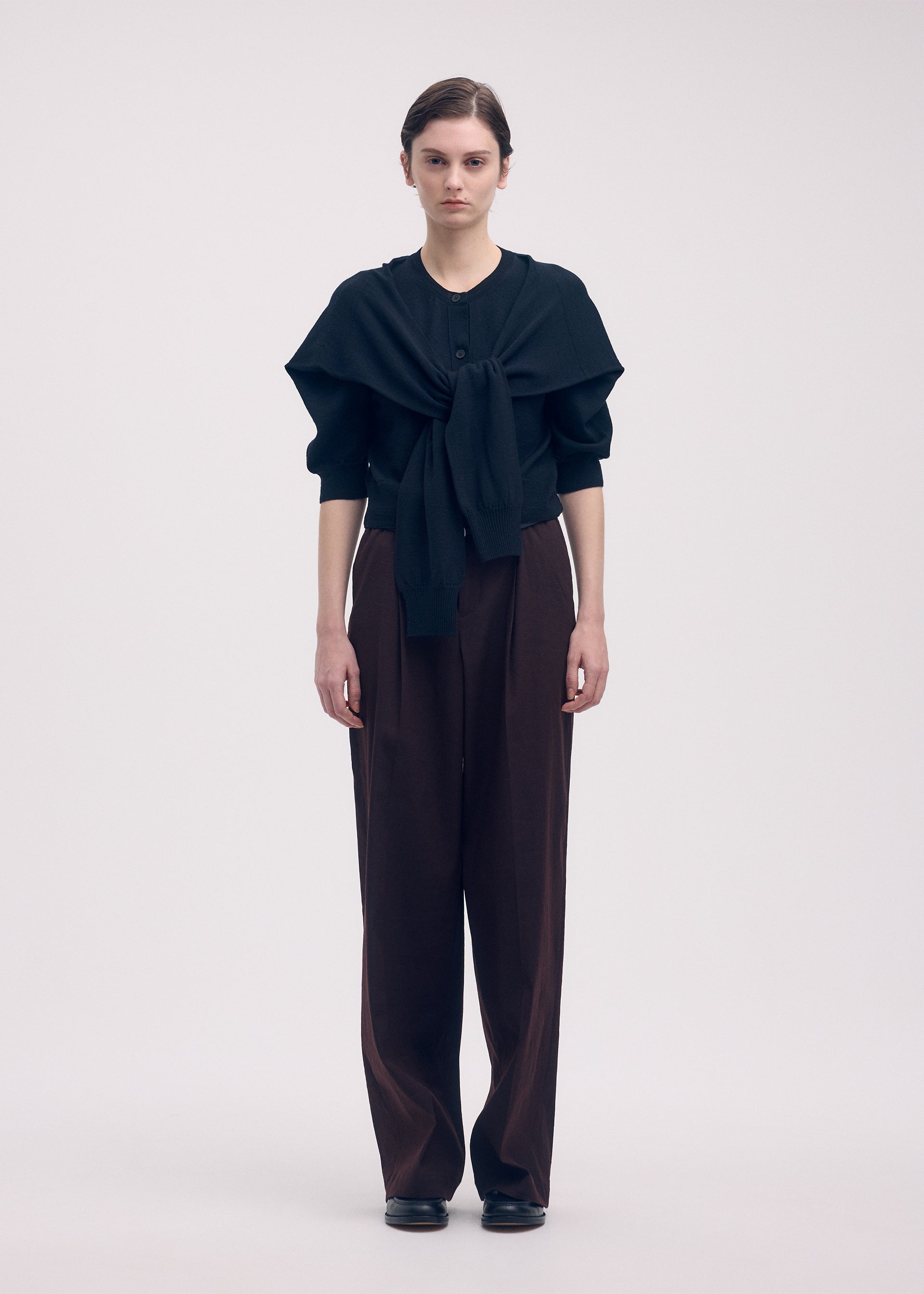 FOUR-SLEEVED (WOOL)、ウィメンズ_ニット、着用画像1