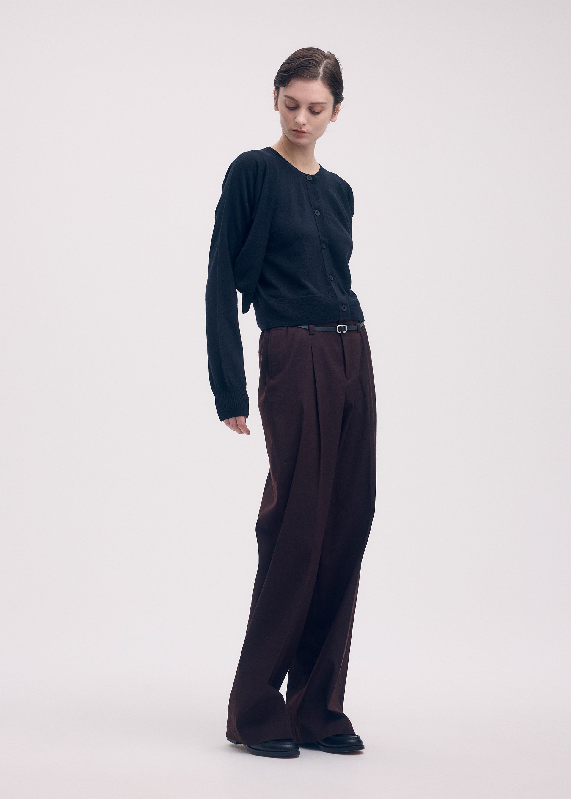 FOUR-SLEEVED (WOOL)、ウィメンズ_ニット、着用画像2