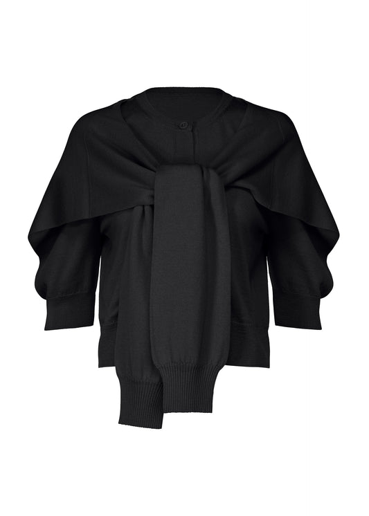 FOUR-SLEEVED (WOOL)、ウィメンズ_ニット、ブラック