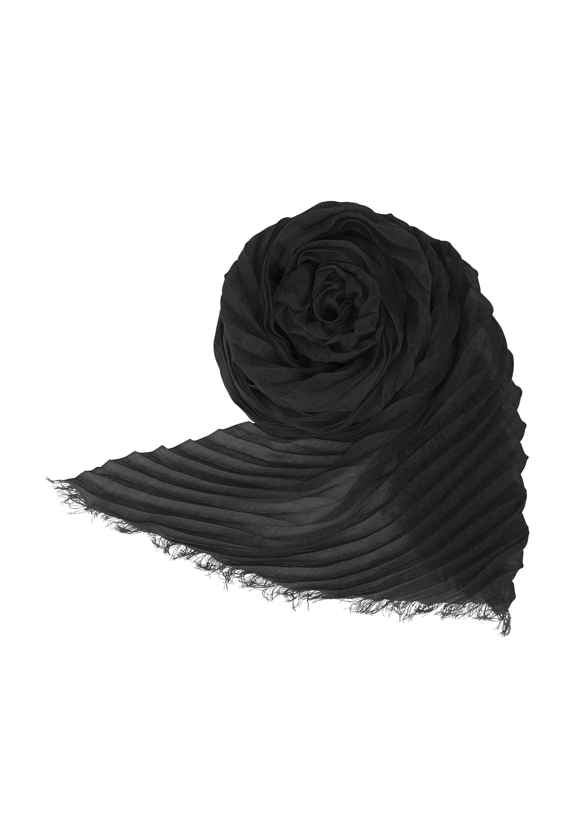 FEATHER RAMIE PLEATS STOLE – isseymiyake.com